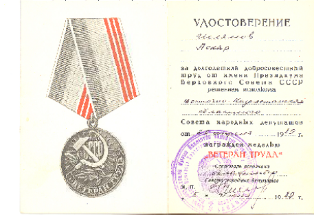 «Еңбек ардагері» медалі
